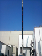 160tオールテレーンによるジブ仕様作業